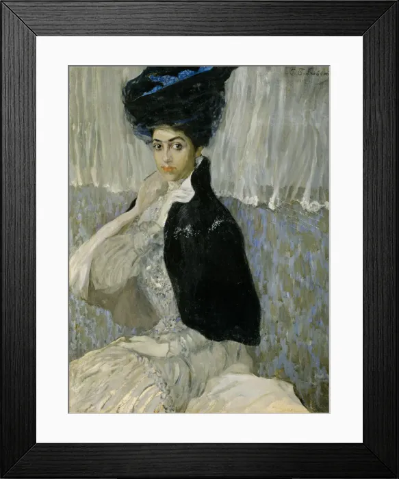 Framed Print : Portrait of Samoylova ( Mrs Z ), 1912 Framed Print : Portrait of Samoylova ( Mrs Z ), 1912