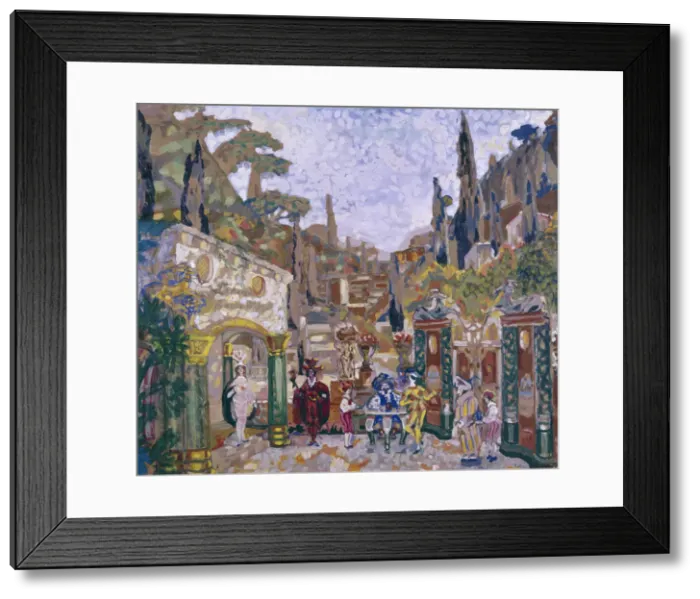 Framed Print : Stage design for the play The Carnival of Life by G. Boillet, 1915 Framed Print : Stage design for the play The Carnival of Life by G. Boillet, 1915