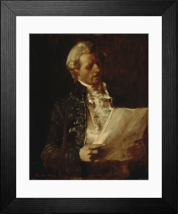 Framed Print : A singer, 1886 Framed Print : A singer, 1886