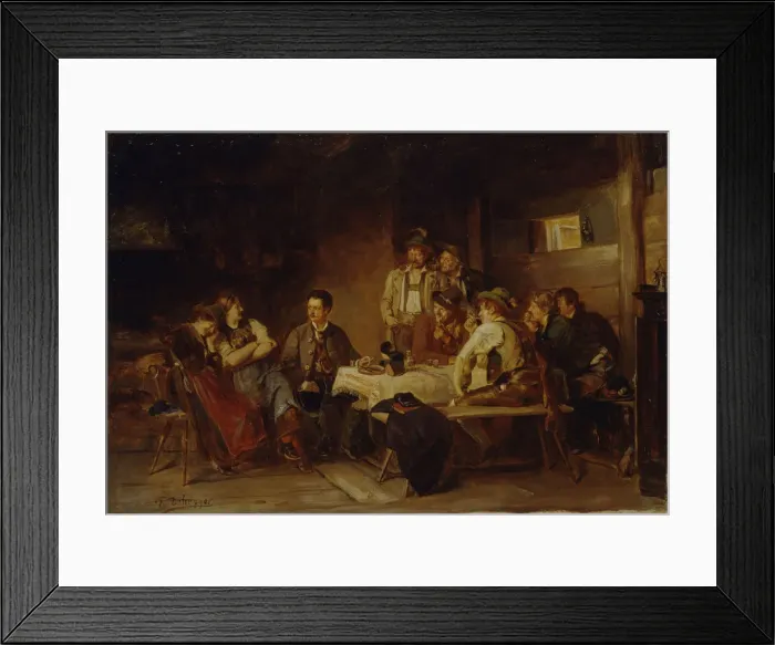 Framed Print : The salon Tyrolean, c1882 Framed Print : The salon Tyrolean, c1882