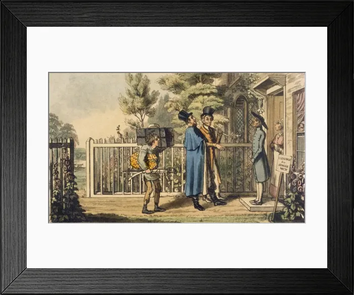 Framed Print : Illustration from Life of an Actor, pub. 1825. Creator: Theodore Lane (1800-28) Framed Print : Illustration from Life of an Actor, pub. 1825. Creator: Theodore Lane (1800-28)