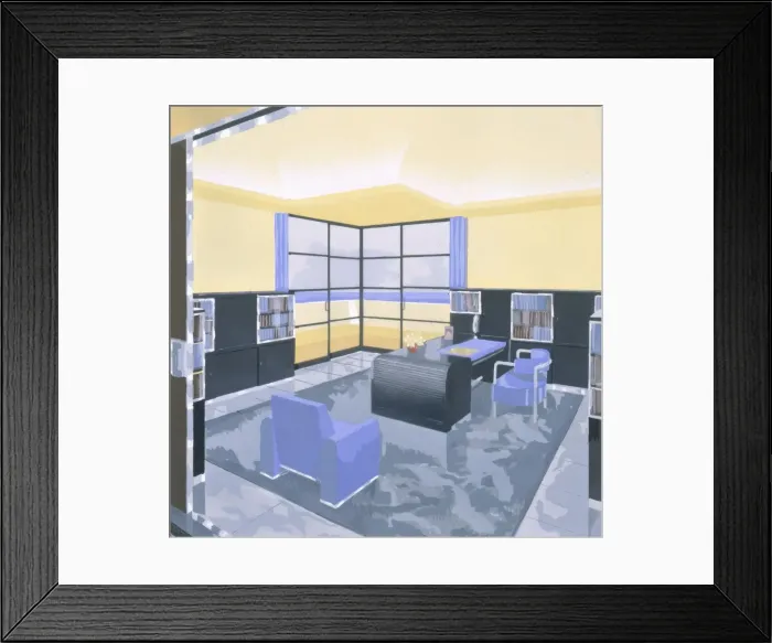 Framed Print : Office, 1920s. Creator: Jacques Meistermann (fl. 1920) Framed Print : Office, 1920s. Creator: Jacques Meistermann (fl. 1920)