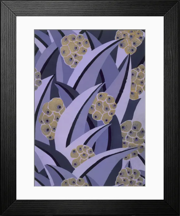 Framed Print : Wallpaper design by Maison Gaillard, pub. 1930. Creator: French School (20th Century) Framed Print : Wallpaper design by Maison Gaillard, pub. 1930. Creator: French School (20th Century)