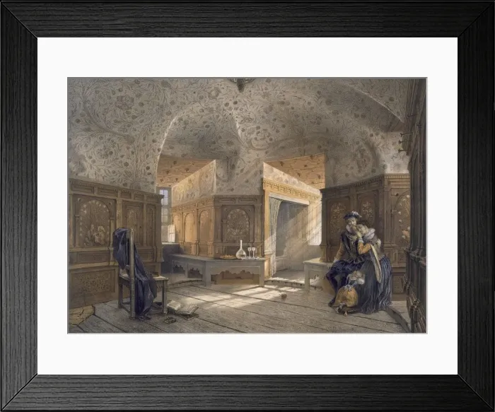 Framed Print : Prison of King Erik XIV, son of Gustav I, at Gripsholm, pub Framed Print : Prison of King Erik XIV, son of Gustav I, at Gripsholm, pub