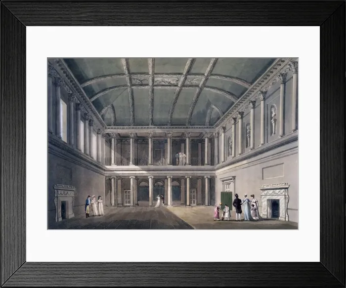 Framed Print : Bath, the Concert Room, pub. 1805. Creator: John Claude Nattes (1765-1822) Framed Print : Bath, the Concert Room, pub. 1805. Creator: John Claude Nattes (1765-1822)