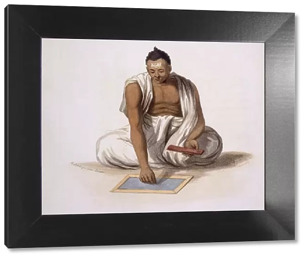 A Dyback, or Astrologer, 1804. Creator: Franz Balthazar Solvyns (1760-1824)