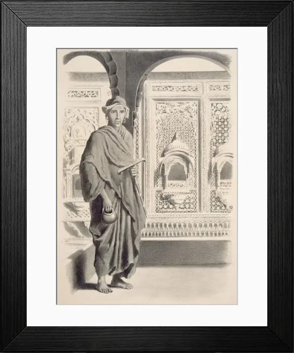 Framed Print : A Fakir of Rajpootana, pub. 1858. Creator: A. Soltykoff (1806?1859) Framed Print : A Fakir of Rajpootana, pub. 1858. Creator: A. Soltykoff (1806?1859)