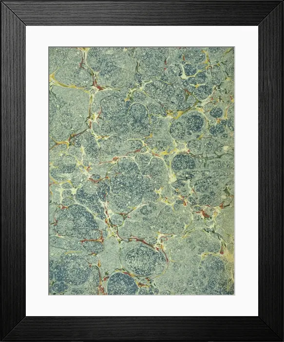 Framed Print : Marble endpaper, 1950s. Creator: English School (20th Century) Framed Print : Marble endpaper, 1950s. Creator: English School (20th Century)