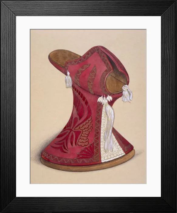 Framed Print : Illustration of a Shoe, pub. 1939. Creator: German School (20th Century) Framed Print : Illustration of a Shoe, pub. 1939. Creator: German School (20th Century)