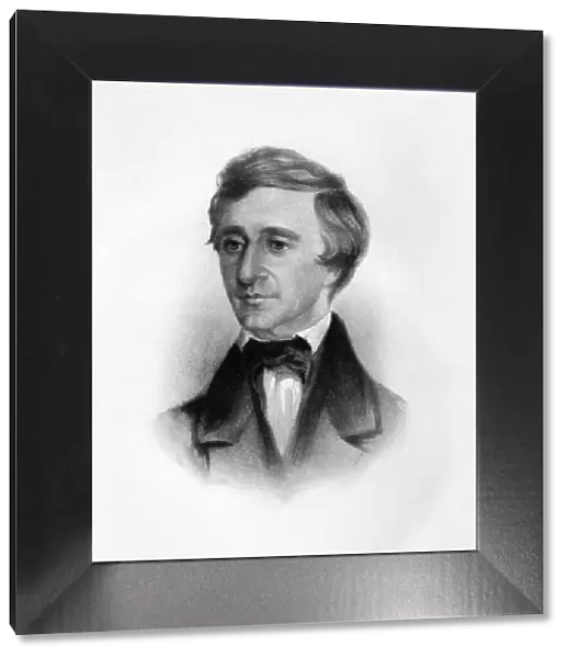 Henry David Thoreau, pub. c1854. Creator: Samuel Worcester Rowse (1822 - 1901)