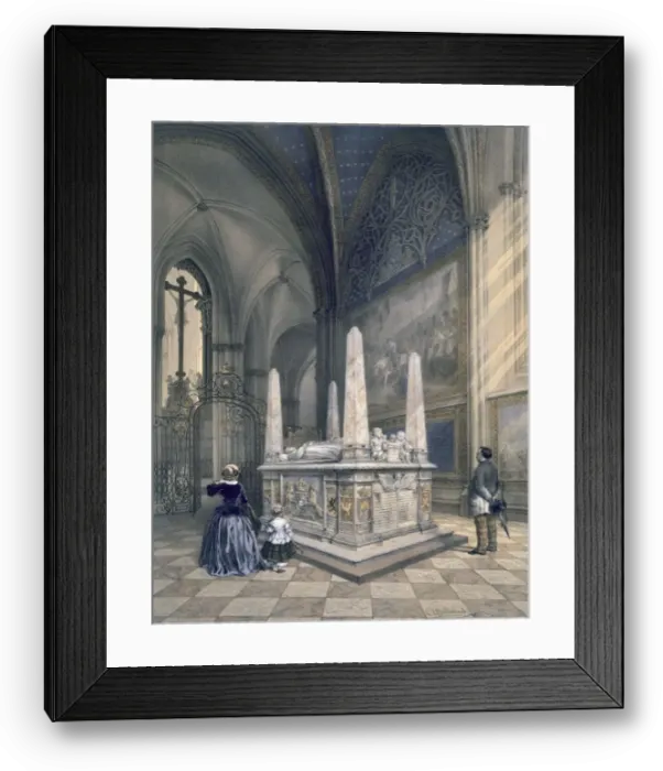 Framed Print : Tomb of Gustav I in Uppsala Cathedral, pub. c1853-64. Creator: Karl Johann Billmark (1804-70) Framed Print : Tomb of Gustav I in Uppsala Cathedral, pub. c1853-64. Creator: Karl Johann Billmark (1804-70)