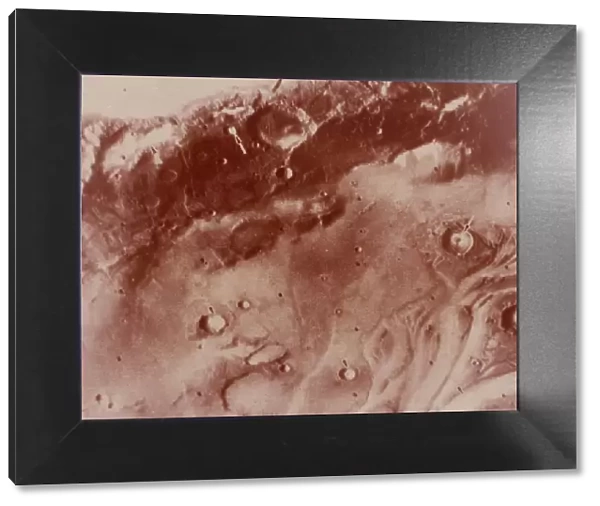 Fog -filled craters, Mars. Creator: NASA