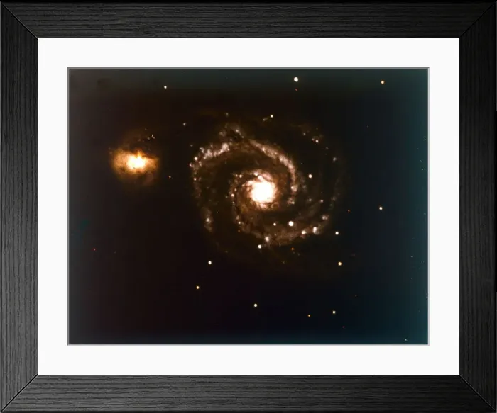 Framed Print : Whirlpool Galaxy in Canes Venatici. Creator: NASA