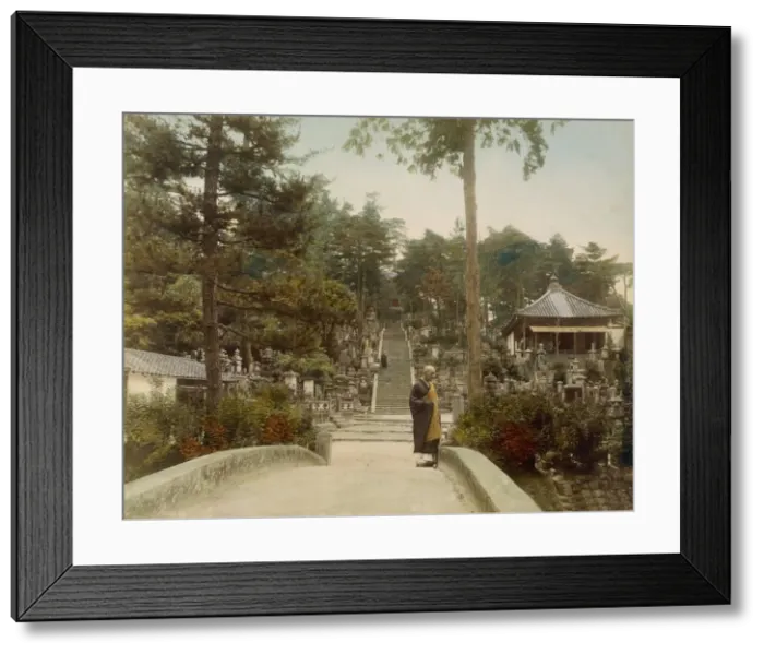 Framed Print : Kurodani Graves, Kyoto, c1890s. Creator: Japanese Photographer (19th Century) Framed Print : Kurodani Graves, Kyoto, c1890s. Creator: Japanese Photographer (19th Century)