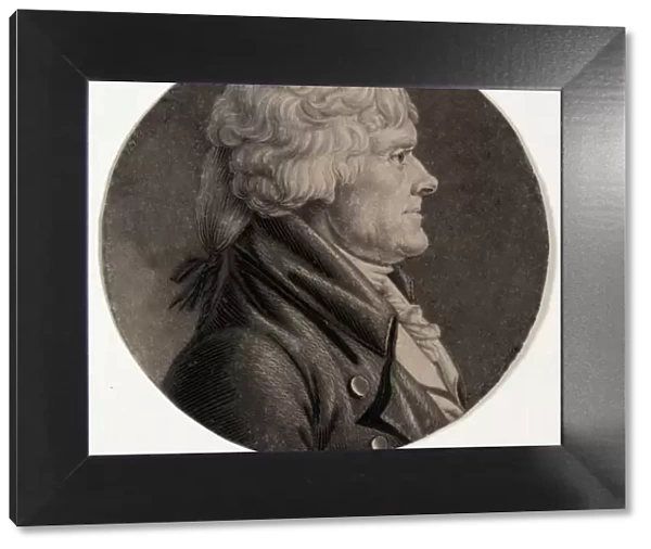 Thomas Jefferson, pub. 1806. Creator: Saint-Memin, Charles Balthazar Julien Fevret de