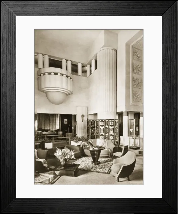 Framed Print : Design for the Hall of Pavilion Primavera at the Exposition Internationale in Paris in 1925, pub Framed Print : Design for the Hall of Pavilion Primavera at the Exposition Internationale in Paris in 1925, pub