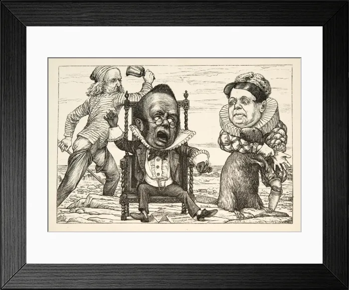 Framed Print : So great was his fright that his waistcoat turned white pub. 1876. Creator Framed Print : So great was his fright that his waistcoat turned white pub. 1876. Creator