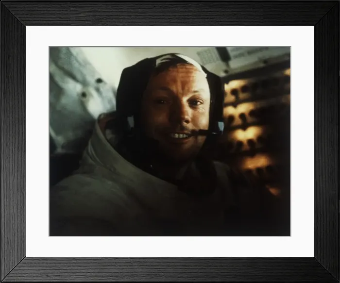 Framed Print : Commander Neil Armstrong in the Lunar Module on the Moon, Apollo 11 mission, July 1969 Framed Print : Commander Neil Armstrong in the Lunar Module on the Moon, Apollo 11 mission, July 1969