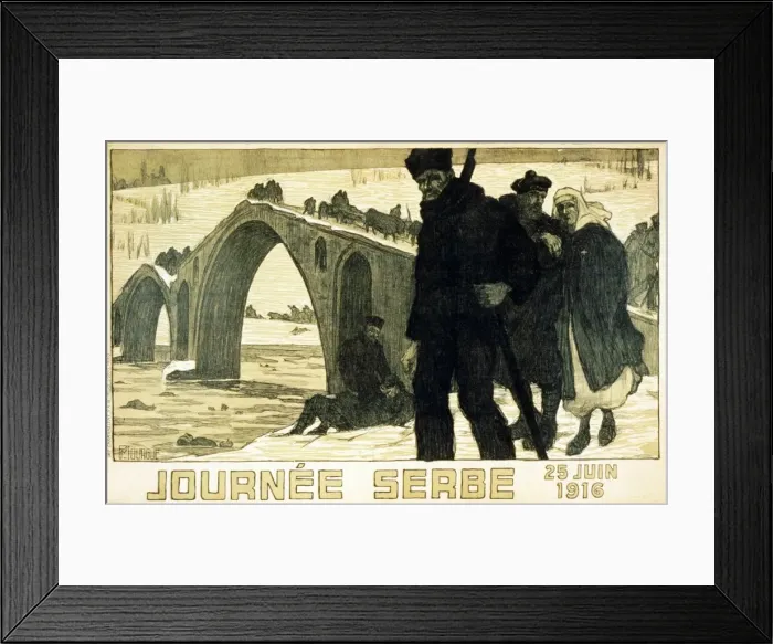 Framed Print : Journee Serbe. 25 Juin 1916. Creator: French School (20th Century) Framed Print : Journee Serbe. 25 Juin 1916. Creator: French School (20th Century)