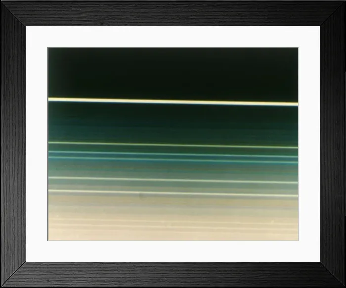 Framed Print : The rings of Uranus. Creator: NASA Framed Print : The rings of Uranus. Creator: NASA