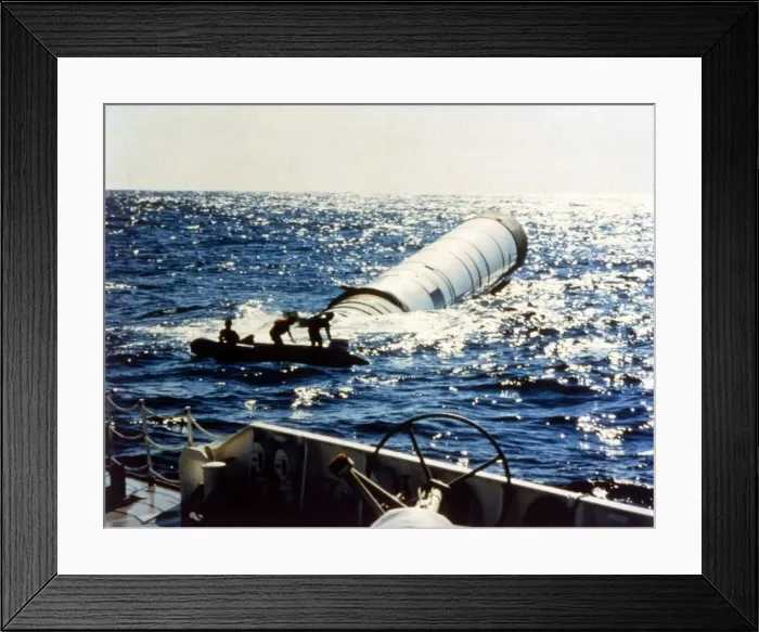 Framed Print : Rocket booster recovery, second Space Shuttle flight, November 1981. Creator: NASA Framed Print : Rocket booster recovery, second Space Shuttle flight, November 1981. Creator: NASA