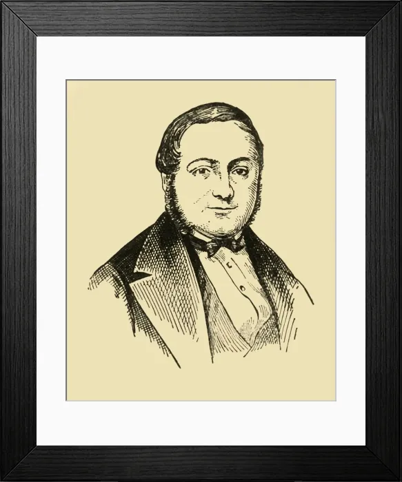Framed Print : Adalbert Stifter, (1933). Creator: Unknown Framed Print : Adalbert Stifter, (1933). Creator: Unknown