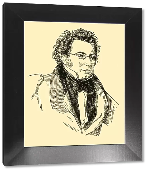 Franz Schubert, (1933). Creator: Unknown