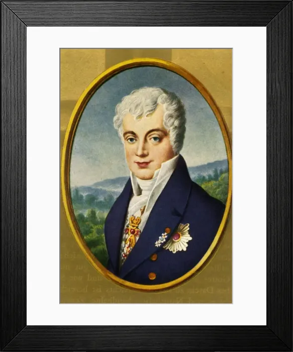 Framed Print : Klemens Lothar Wenzel Fürst von Metternich, (1933) Creator: Unknown Framed Print : Klemens Lothar Wenzel Fürst von Metternich, (1933) Creator: Unknown