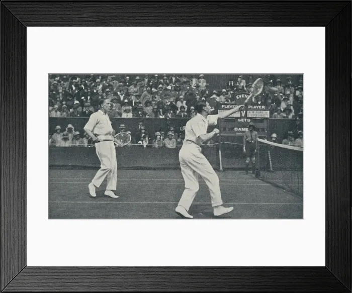 Framed Print : The King as Lawn-Tennis Player, 1926, (1937). Creator: Unknown Framed Print : The King as Lawn-Tennis Player, 1926, (1937). Creator: Unknown