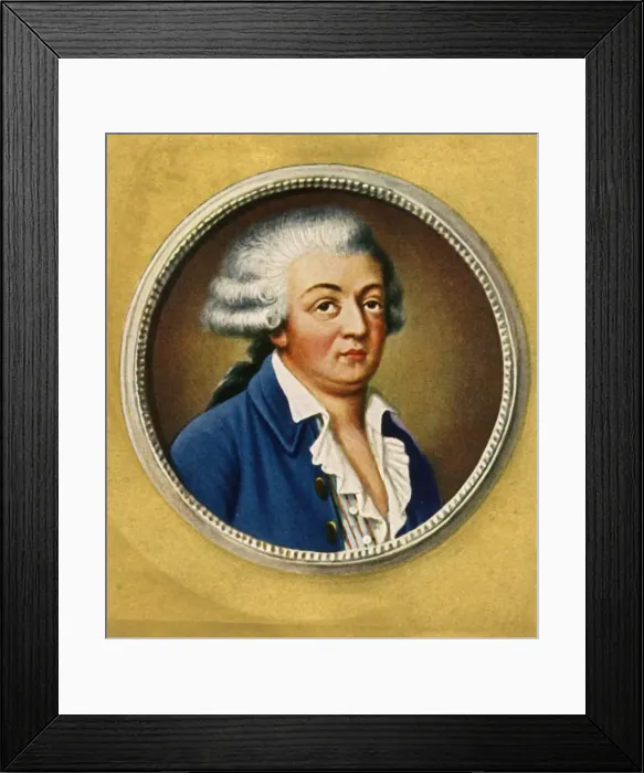 Framed Print : Honore Gabriel Victor Riquetti Graf Von Mirabeau, (1933). Creator: Unknown Framed Print : Honore Gabriel Victor Riquetti Graf Von Mirabeau, (1933). Creator: Unknown