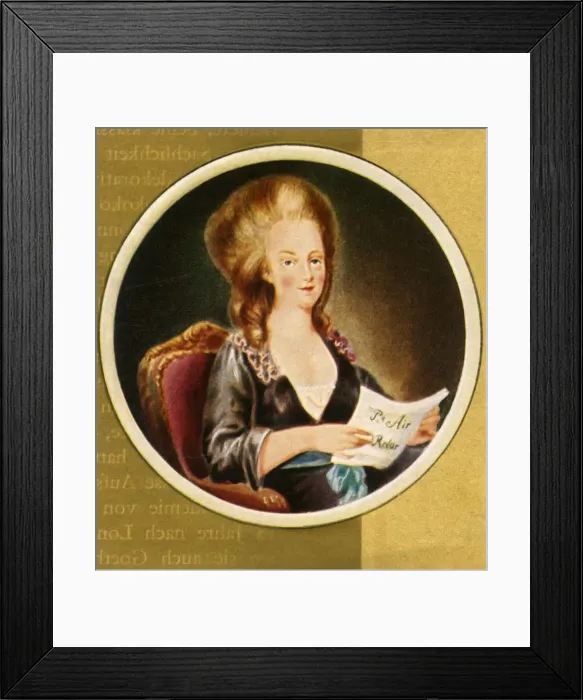 Framed Print : Marie Antoinette, (1933). Creator: Unknown Framed Print : Marie Antoinette, (1933). Creator: Unknown
