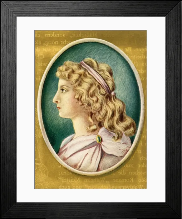 Framed Print : Charlotte von Lengefeld, (1933). Creator: Unknown Framed Print : Charlotte von Lengefeld, (1933). Creator: Unknown