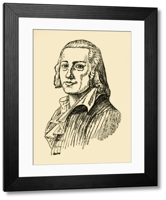 Framed Print : Friedrich Holderlin, (1933). Creator: Unknown Framed Print : Friedrich Holderlin, (1933). Creator: Unknown