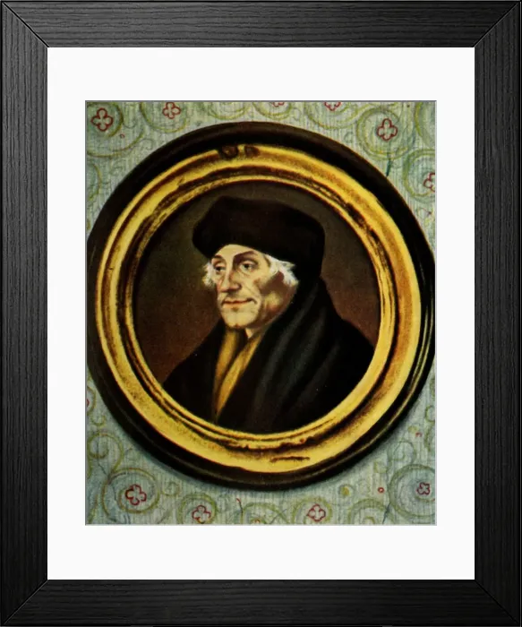 Framed Print : Erasmus Von Rotterdam, (1933). Creator: Unknown Framed Print : Erasmus Von Rotterdam, (1933). Creator: Unknown