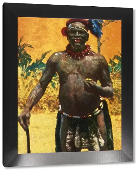 African tribal councillor, c1928. Creator: Unknown