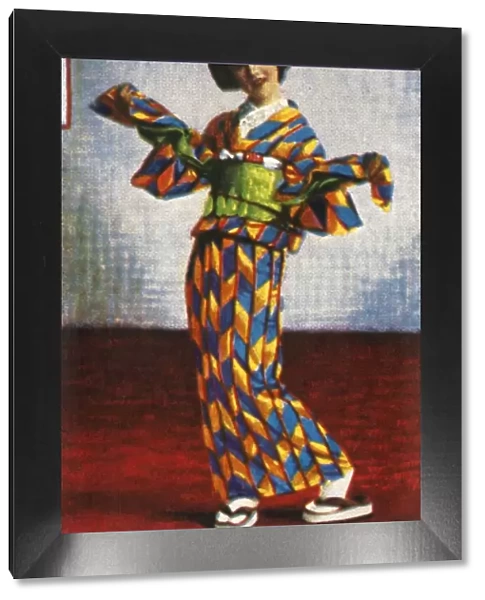 Japanese Geisha dancer, c1928. Creator: Unknown