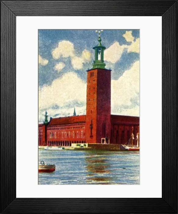 Framed Print : Stockholm City Hall, c1928. Creator: Unknown Framed Print : Stockholm City Hall, c1928. Creator: Unknown