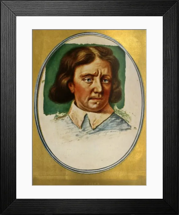 Framed Print : Oliver Cromwell, (1933). Creator: Unknown Framed Print : Oliver Cromwell, (1933). Creator: Unknown