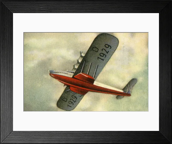 Framed Print : Dornier Do X I flying boat, 1920s, (1932). Creator: Unknown Framed Print : Dornier Do X I flying boat, 1920s, (1932). Creator: Unknown