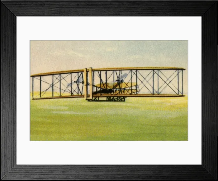Framed Print : Wright brothers glider, c1900, (1932). Creator: Unknown Framed Print : Wright brothers glider, c1900, (1932). Creator: Unknown