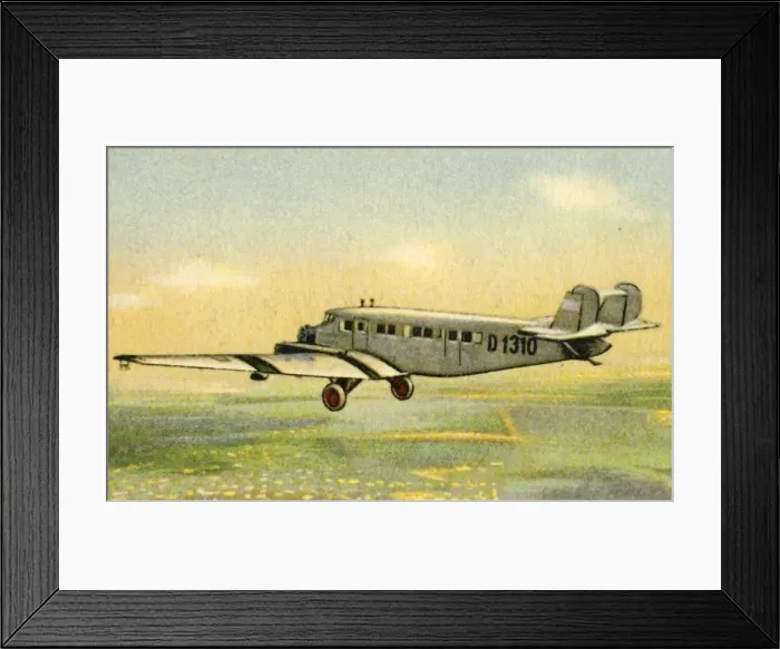 Framed Print : Junkers G 31b plane, 1920s, (1932). Creator: Unknown Framed Print : Junkers G 31b plane, 1920s, (1932). Creator: Unknown