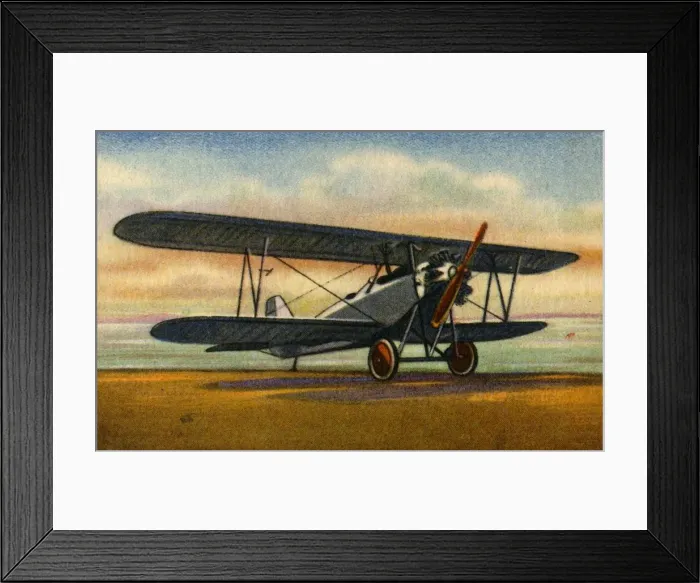 Framed Print : Heinkel HD 32 biplane, 1920s, (1932). Creator: Unknown Framed Print : Heinkel HD 32 biplane, 1920s, (1932). Creator: Unknown