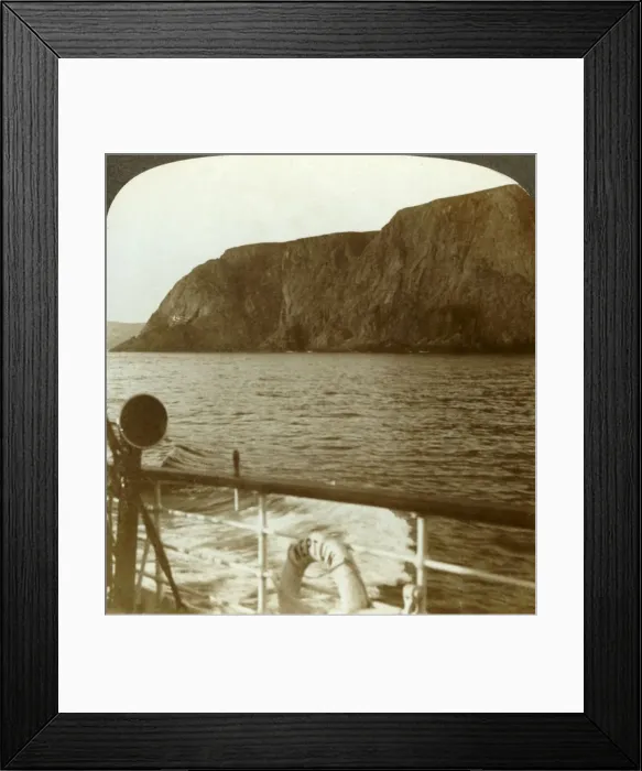 Framed Print : North Cape - from the west - land of the Midnight Sun, near midnight, N. Norway, c1905 Framed Print : North Cape - from the west - land of the Midnight Sun, near midnight, N. Norway, c1905