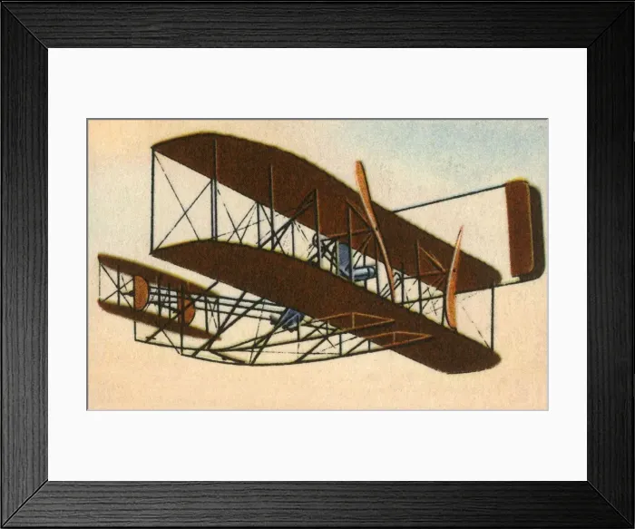 Framed Print : Wright brothers flyer, c1903, (1932). Creator: Unknown Framed Print : Wright brothers flyer, c1903, (1932). Creator: Unknown