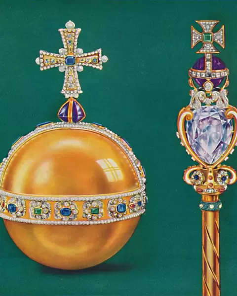 The Kings Orb and Sceptre, 1937. Creator: Unknown
