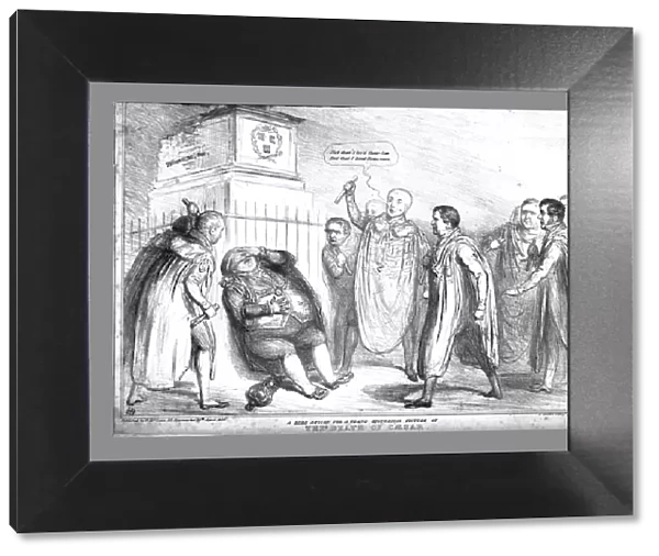 A Rude Design for a Grand Historical Picture of The Death of Caesar, 1836. Creator: John Doyle