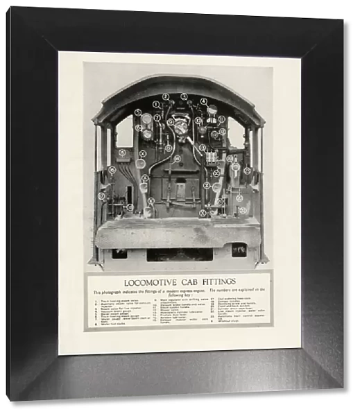 Locomotive Cab Fittings, 1935-36. Creator: Unknown