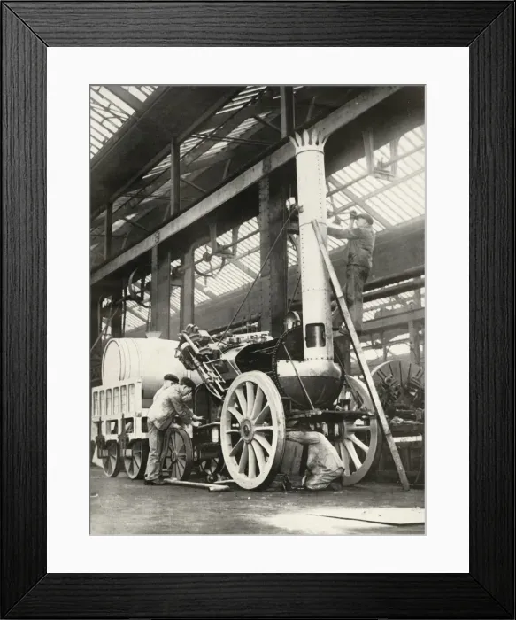 Framed Print : Building the Rocket - in 1935, 1935. Creator: Unknown Framed Print : Building the Rocket - in 1935, 1935. Creator: Unknown