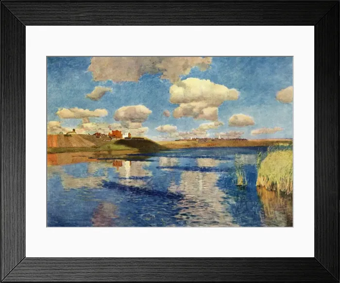 Framed Print : A Lake, 1900, (1939). Creator: Isaak Levitan Framed Print : A Lake, 1900, (1939). Creator: Isaak Levitan