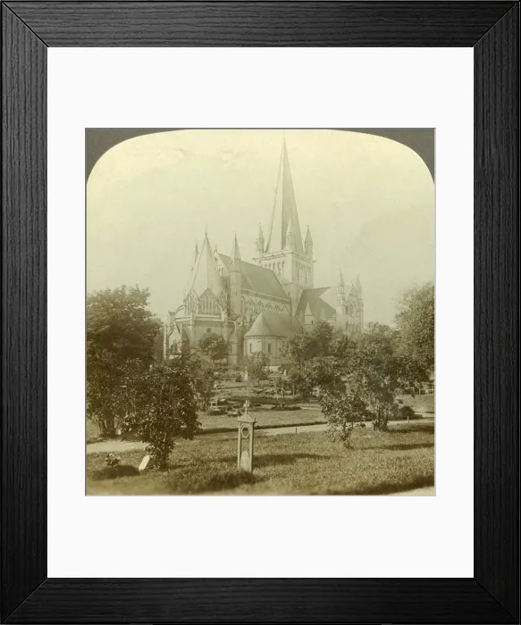 Framed Print : Trondhjem cathedral, whose traditions reach back eight centuries, Norway, c1905 Framed Print : Trondhjem cathedral, whose traditions reach back eight centuries, Norway, c1905